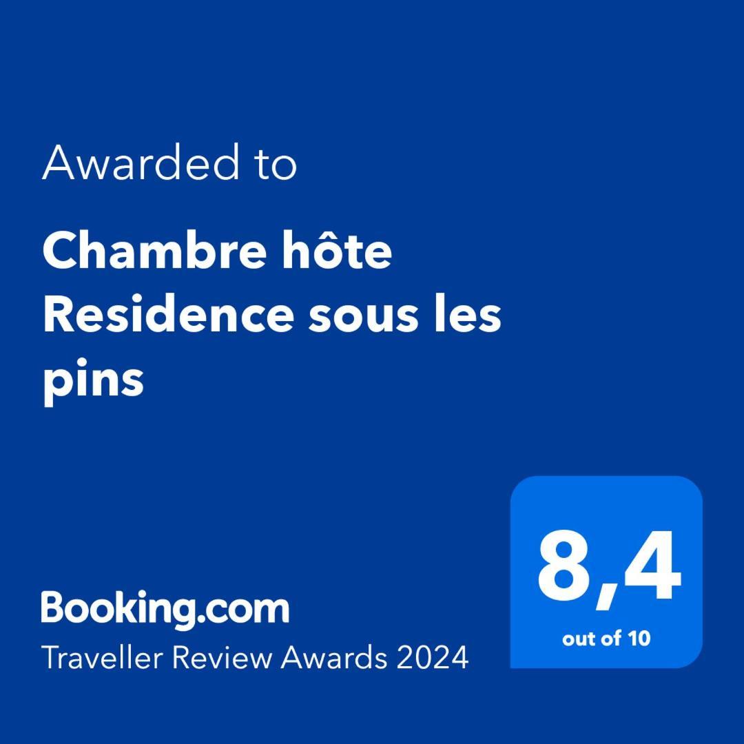 Chambre Hote Chez L'Habitant Residence Sous Les Pins Каси Екстериор снимка